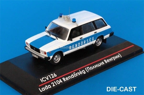 VAZ-2104 Lada Police Hungary Rendorseg 1:43 ICV126