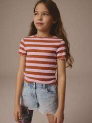 Футболка для девочки Next E44-337, Розовый, Кирпичный
