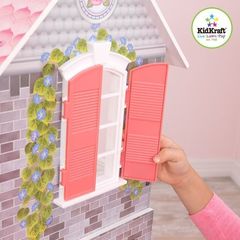 Винтажный кукольный дом для Барби "Магнолия" (Magnolia) с мебелью 13 предметов