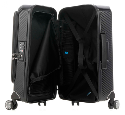 Чемодан Piquadro MATT, поликарбонат, чёрный (BV4736CBO/N)