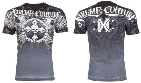 Xtreme Couture | Футболка мужская INDUSTRIALIZED X1094 от Affliction перед и спина