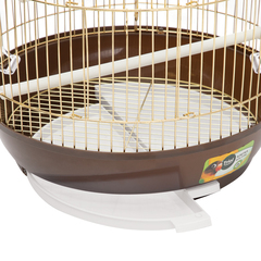 Triol клетка A9001G для птиц круглая, золото, d335*530мм