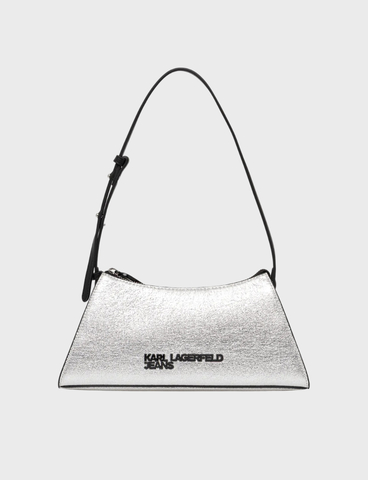 Сумка KARL LAGERFELD JEANS Metal Logo Sm Shb Silver