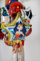 Сет гелиевых шаров Супер Женщина!