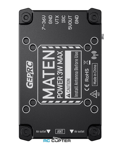 Видеопередатчик FPV GEPRC MATEN 3.3G 3W VTX PRO