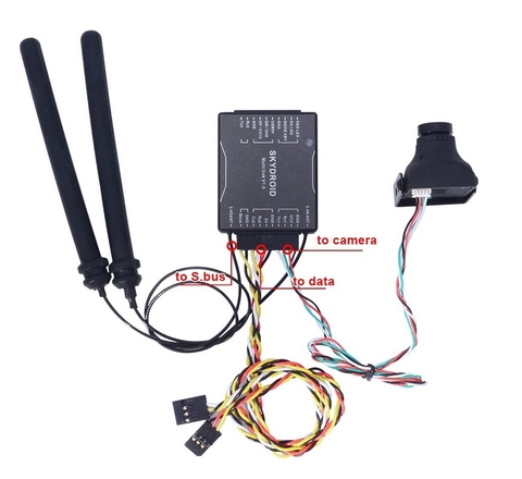 Аппаратура управления Skydroid T12 с мини камерой - Цифровая передача видео