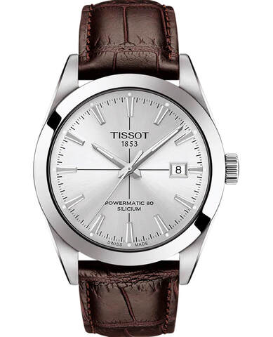 Наручные механические часы Tissot Gentleman Powermatic 80 Silicium T127.407.16.031.01