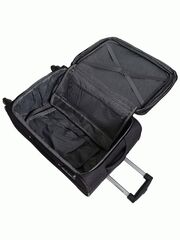 Чемодан Redmond тканевый облегченный средний M+ Черный NF05L24 68х25+3х42 см с расширением