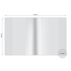 
          Обложка 210х350 мм., для тетрадей и дневников, прозрачная, Alingar, ПП, 70 мкм