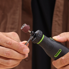 Гравер Greenworks G24RTK2 24V с базой и оснасткой (52 шт) аккумуляторный, с АКБ 2 А/ч и ЗУ