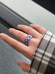 Кольцо Сирень, стекло