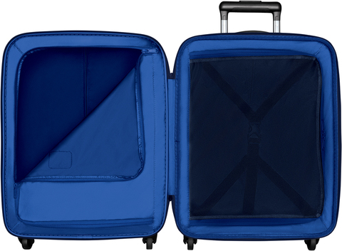 Чемодан Victorinox Etherius 17.1, с возможностью расширения на 4 см, синий, 39x20x55 см, 34 л