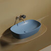 Ceramica Nova Element CN6049ML Умывальник чаша накладная овальная, 60x38, цвет: голубой матовый