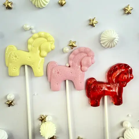 Карамель леденцовая «Лошадка» на основе подсластителя изомальт (цвет в ассортименте)