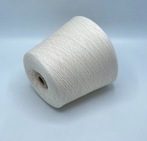 Бобинная пряжа,Cotton, 1693м. 100%Хлопок, Сливочный(813), 39297