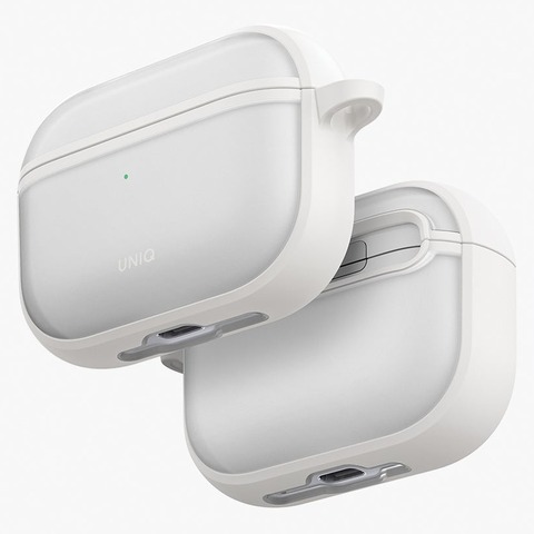 Чехол Uniq Veren Case для AirPods Pro 3, Белый | Chalk Frost