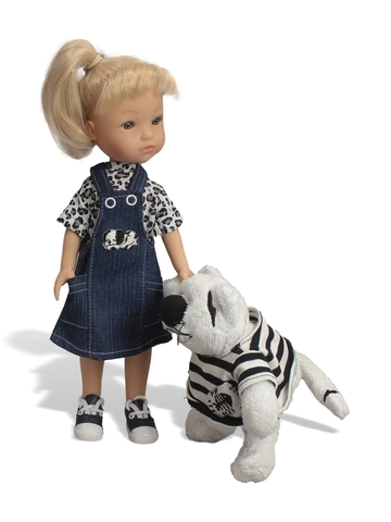 Сарафан - На кукле. Одежда для кукол, пупсов и мягких игрушек.