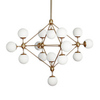 Люстра Modo Chandelier 15 Globes Gold