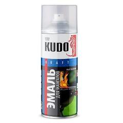 Эмаль аэрозольная Kudo для мангалов черная термостойкая 520мл KU-5122