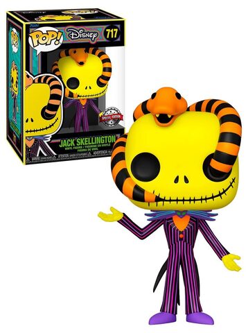 Фигурка Funko POP! Disney. The Nightmare Before Christmas: Jack Skellington with Snake (Blacklight Exc) (717)