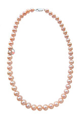 Бусы из розового жемчуга (ж-0848-7-44)