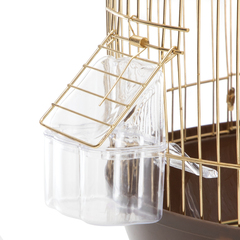 Triol клетка A9001G для птиц круглая, золото, d335*530мм