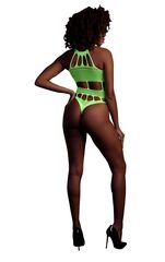 Стильное зеленое боди Body with Grecian Neckline - 