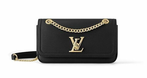 Сумка Louis Vuitton Lockme Chain East West черный