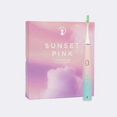 Электрическая зубная щетка (розовая)