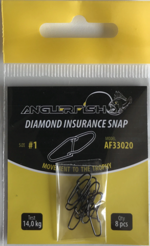 Anglerfish Diamond insurance snap #1 Застежка (продажа от 5 шт)