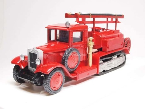 ZIS-22 PMZ half-track Fire fighting tanker LOMO-AVM 1:43