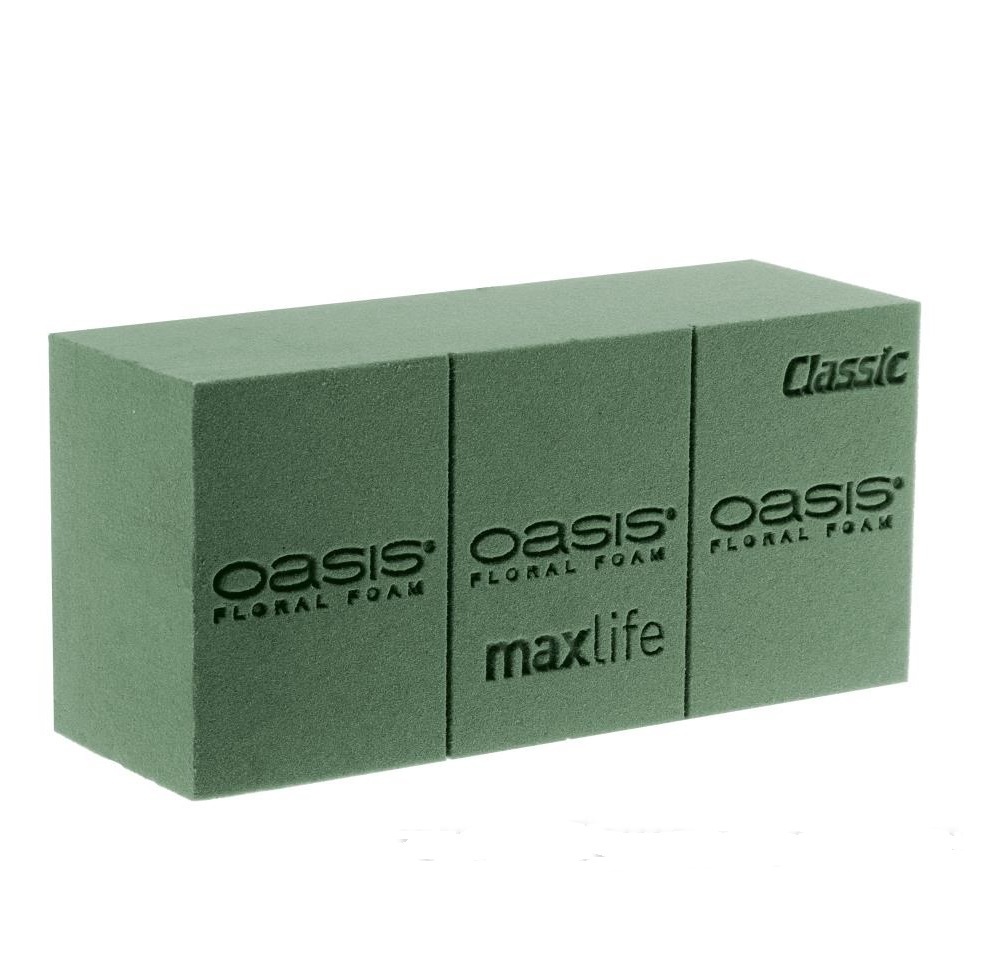 Оазис размер. Флористическая губка Оазис. Oasis Classic MAXLIFE кирпич. Размер флористической губки Оазис. Oasis флористическая пена.