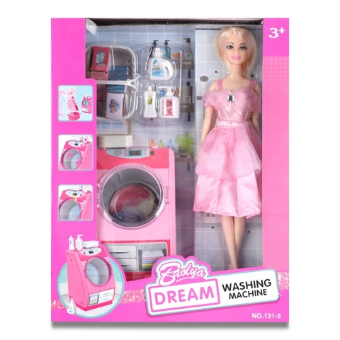 Кукла со стиральной машиной