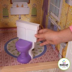 Винтажный кукольный дом для Барби "Магнолия" (Magnolia) с мебелью 13 предметов