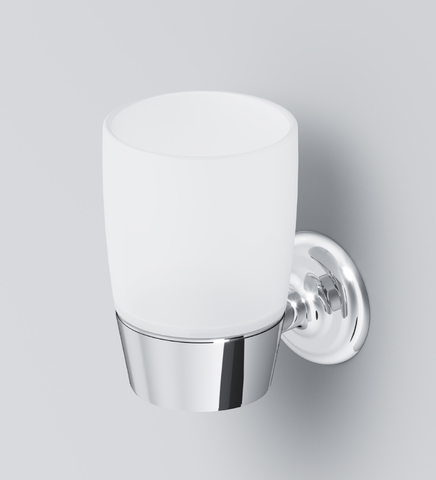 Стеклянный стакан с настенным держателем AM.PM LIKE - A8034300