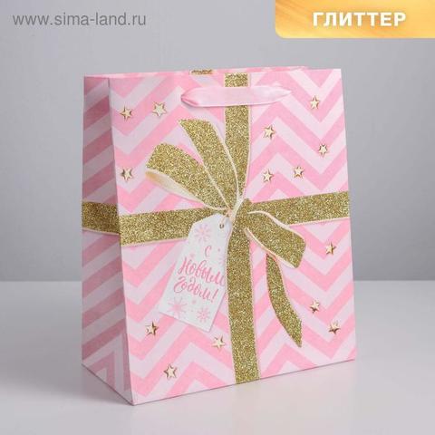 Пакет ламинированный вертикальный «Сказочный подарок», ML 23 × 27 × 11,5 см