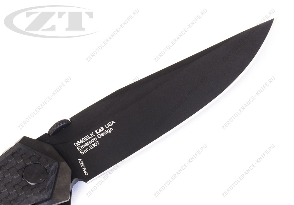 Нож Zero Tolerance 0640BLK Emerson - фотография 