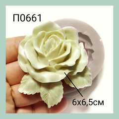 П0661 Молд силиконовый Роза большая