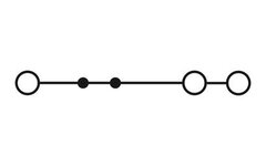 PT 1,5/S-TWIN RD-Проходные клеммы