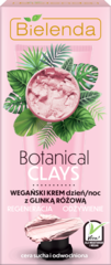 BOTANICAL CLAYS Веганский крем с розовой глиной день/ночь, 50 мл