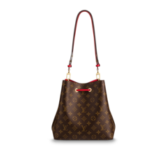 Сумка Louis Vuitton Neonoe MM (красная фурнитура)