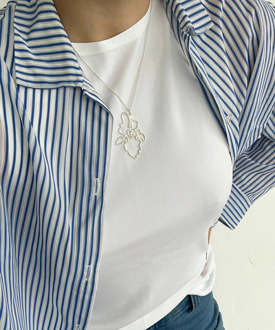 Подвеска Ирис silver