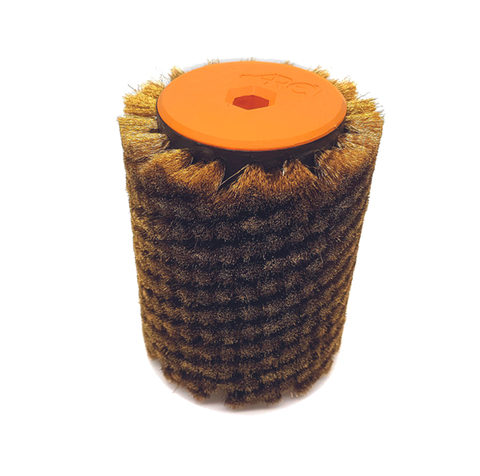 Щетка лыжная роторная ARC ROTO со щетиной из жесткой латуни (10см, арт.ARCA0340), (7см, арт.ARCA0440)