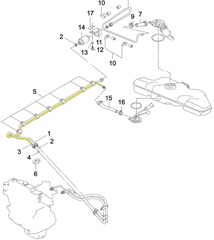 ТРУБКА ТОПЛИВНАЯ NEXIA ОБРАТКИ МАГИСТРАЛЬНАЯ GM