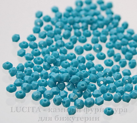 5328 Бусина - биконус Сваровски Turquoise 3 мм, 10 штук