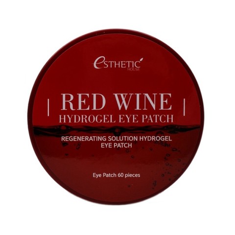 ESTHETIC HOUSE Гидрогел. патчи д/ глаз КРАСНОЕ ВИНО RED WINE HYDROGEL EYEPATCH