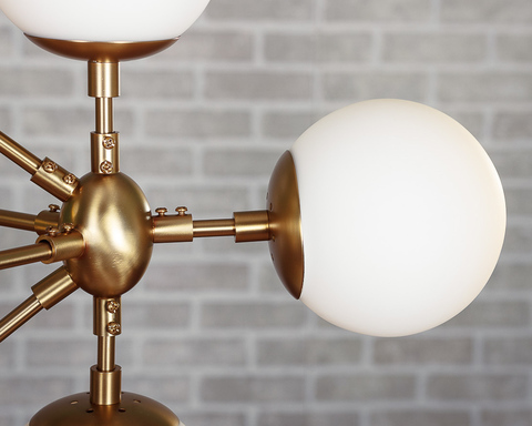Люстра Modo Chandelier 15 Globes Gold