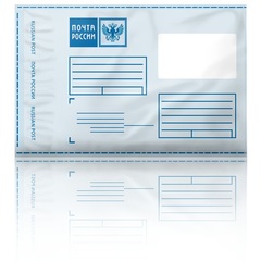 Пластиковые конверты (пакеты) с логотипом Почта России