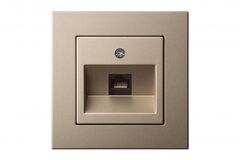 Розетка Компьютерная (RJ45) Шампань LIREGUS EPSILON