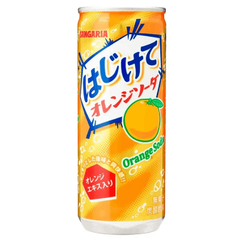 Газированный напиток со вкусом апельсина Sangaria Orange Soda, 250 мл